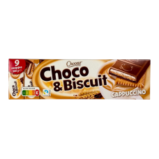 Шоколад молочний Choceur з бісквітом choco & biscuit e cappuccino chocolate with biscuit, 300 г