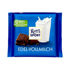Шоколад молочний Ritter Sport edel-vollmilch, 100 г
