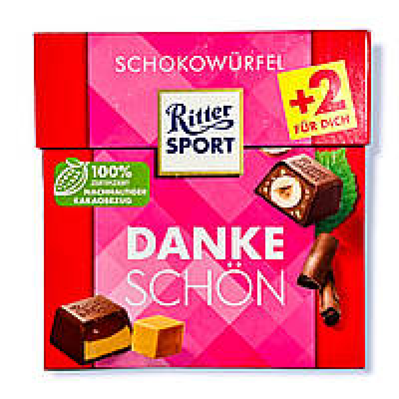 Цукерки Ritter Sport асорті danke schön, 176 г