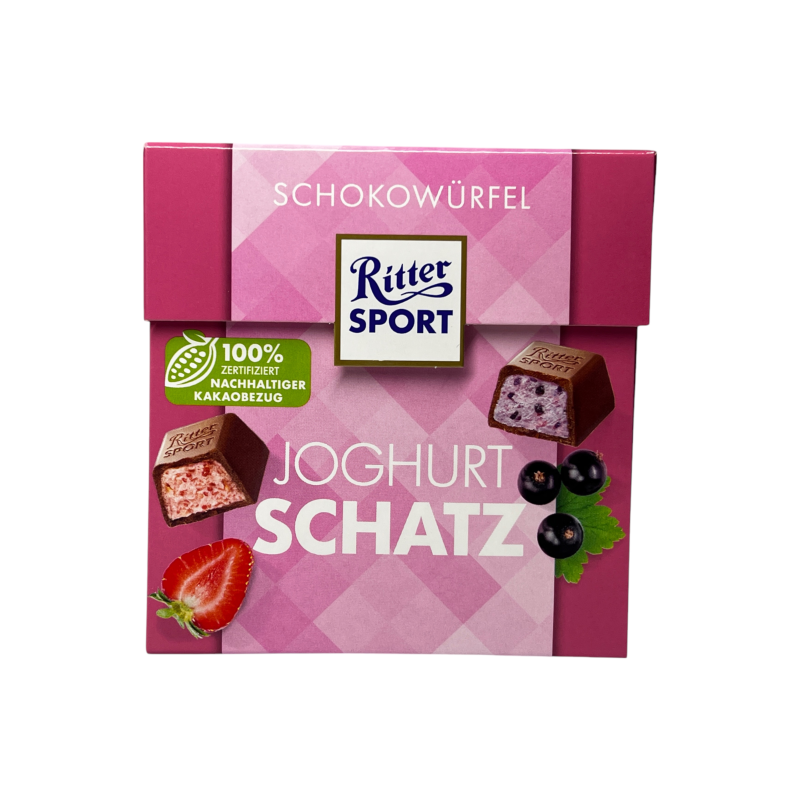 Цукерки Ritter Sport асорті йогуртові joghurt schatz, 176 г