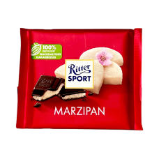 Шоколад чорний Ritter Sport з марципаном marzipan, 100 г
