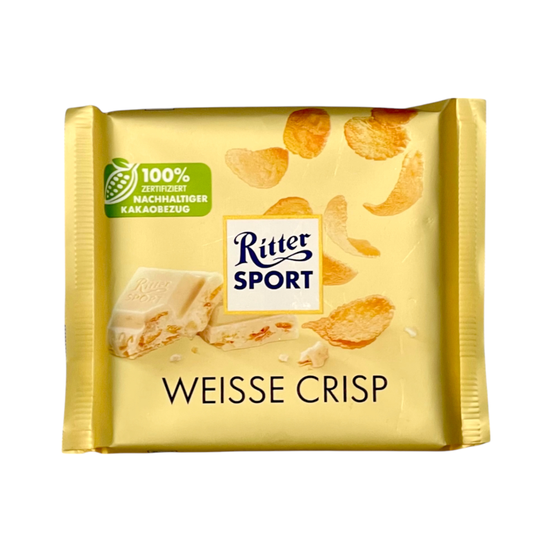 Шоколад білий Ritter Sport з корицею weisse zimt crisp, 100 г Шоколад білий Ritter Sport з корицею weisse zimt crisp, 100 г