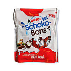 Цукерки Kinder Schoko-Bons шоколадні, 200 г