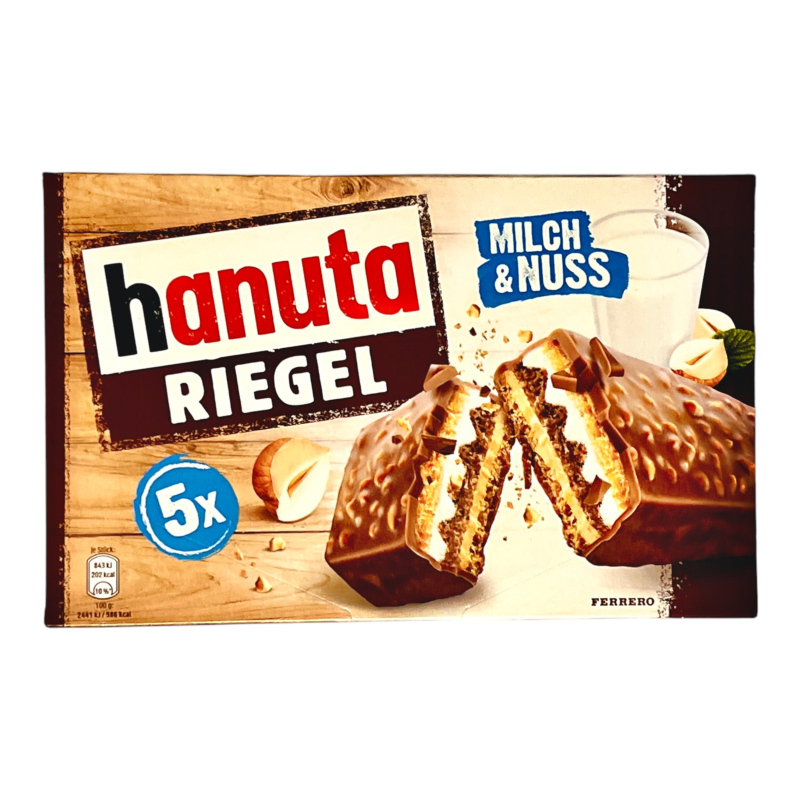 Батончик Hanuta шоколадний rigel milch & nuss, 172,5 г