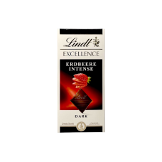 Шоколад чорний Lindt з полуницею e erdbeere intense, 100 г Шоколад чорний Lindt з полуницею e erdbeere intense, 100 г