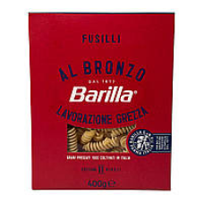 Макарони Barilla бронзового пресування спіралі pasta al bronzo lavorazione crezza fusilli, 400 г