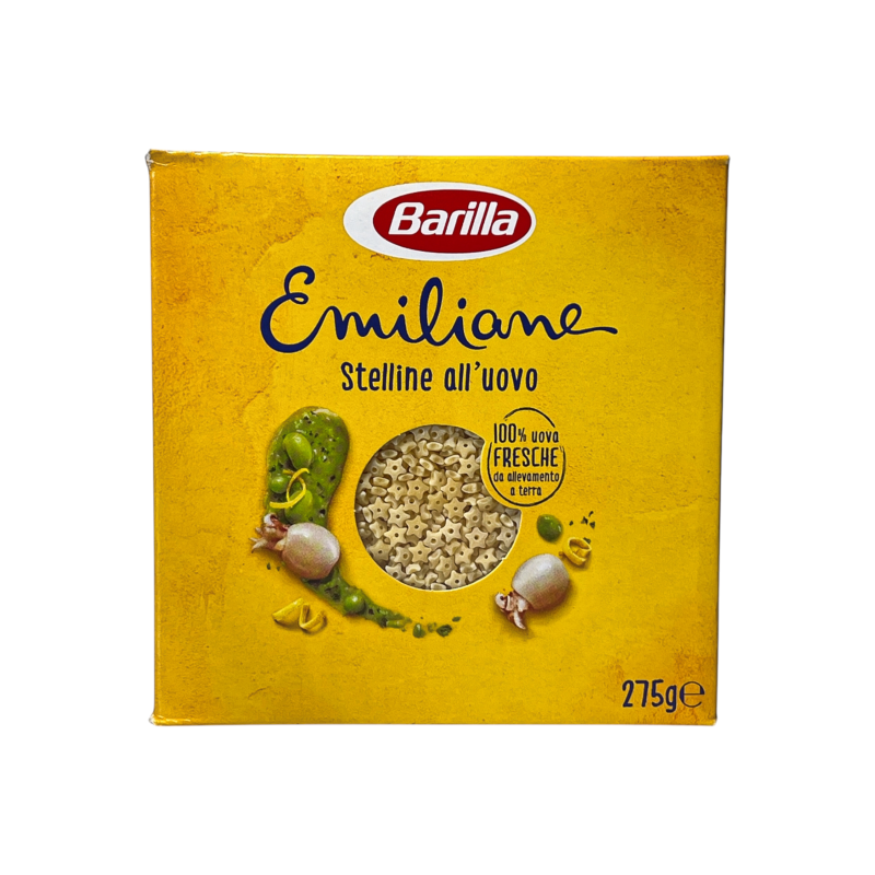 Макарони яєчні Barilla зірочки emiliane stelini all’uovo, 275 г Макарони яєчні Barilla зірочки emiliane stelini all’uovo, 275 г