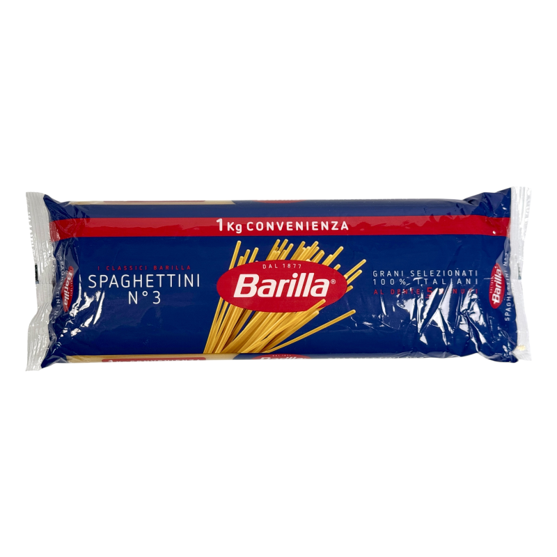 Макарони Barilla класичні тонкі спагетті e Classico spaghettini No3, 1000 г
