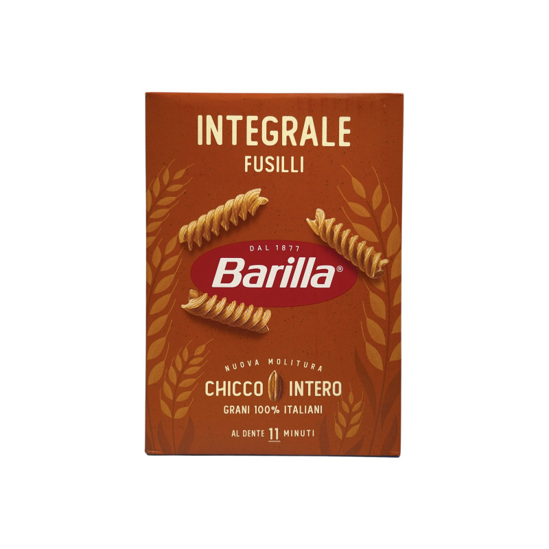 Макарони Barilla цільнозернові спіральки integrale fusilli, 500 г