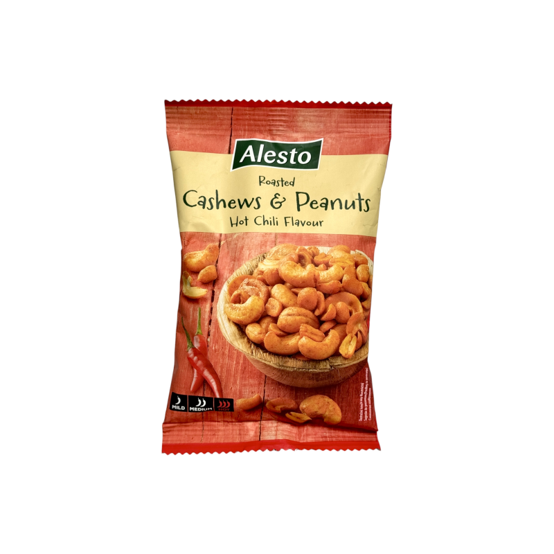 Горіхи Alesto кеш’ю та арахіс чілі mieszanka orzechow chilli, 200 г Горіхи Alesto кеш’ю та арахіс чілі mieszanka orzechow chilli, 200 г