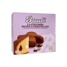 Пасхальна булка Bauli коломба з шоколадним та вершковим кремом la colomba panna e cioccolato, 750 г