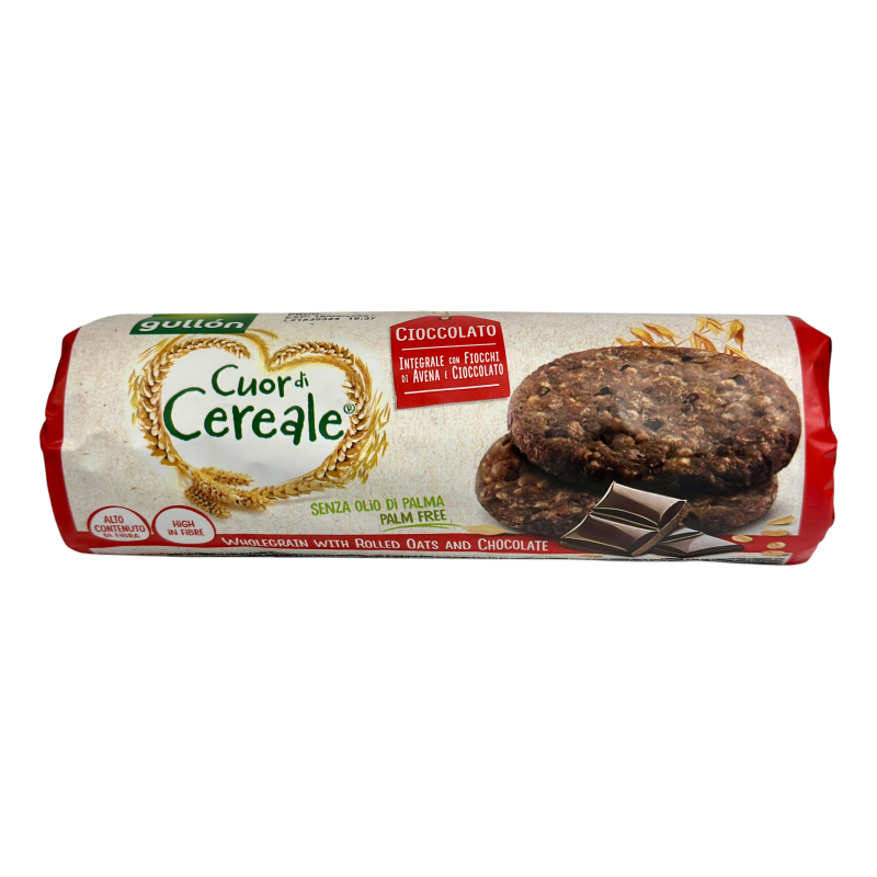 Печиво Gullon цільнозернове шоколадне e cereale cioccolato tradizionale, 280 г