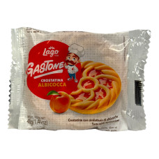 Печиво Lago кростата з абрикосовим джемом crostatine albicocca, 40 г