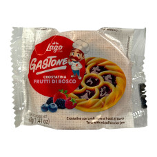 Печиво Lago кростата з ягідним джемом crostatine frutti di bosco, 40 г