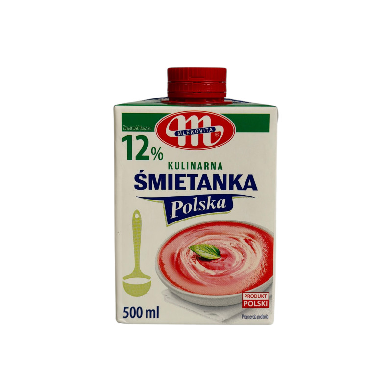 Вершки Mlekovita 12% жирності, 500 мл