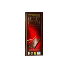 Шоколад чорний Moser Roth з перцем чилі zarbitter chocolade chili, 125 г Шоколад чорний Moser Roth з перцем чилі zarbitter chocolade chili, 125 г