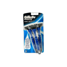 Станки для гоління Gillette одноразові з трьома лезами mach3 disposable, 3 шт