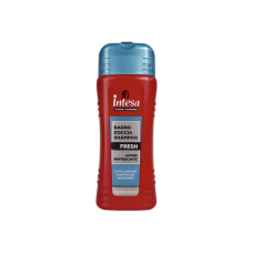 Гель-шампунь для душу Intesa освіжаючий для жирного волосся bagno doccia shampoo fresh, 500 мл