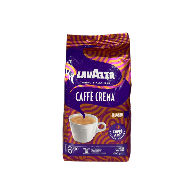 Кава в зернах Lavazza для еспресо-машин caffè crema leggero, 1000 г Кава в зернах Lavazza для еспресо-машин caffè crema leggero, 1000 г