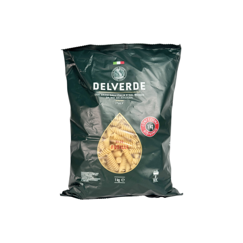 Макарони Delverde класичні спіраль з твердих зернових fusilli No29, 1000 г