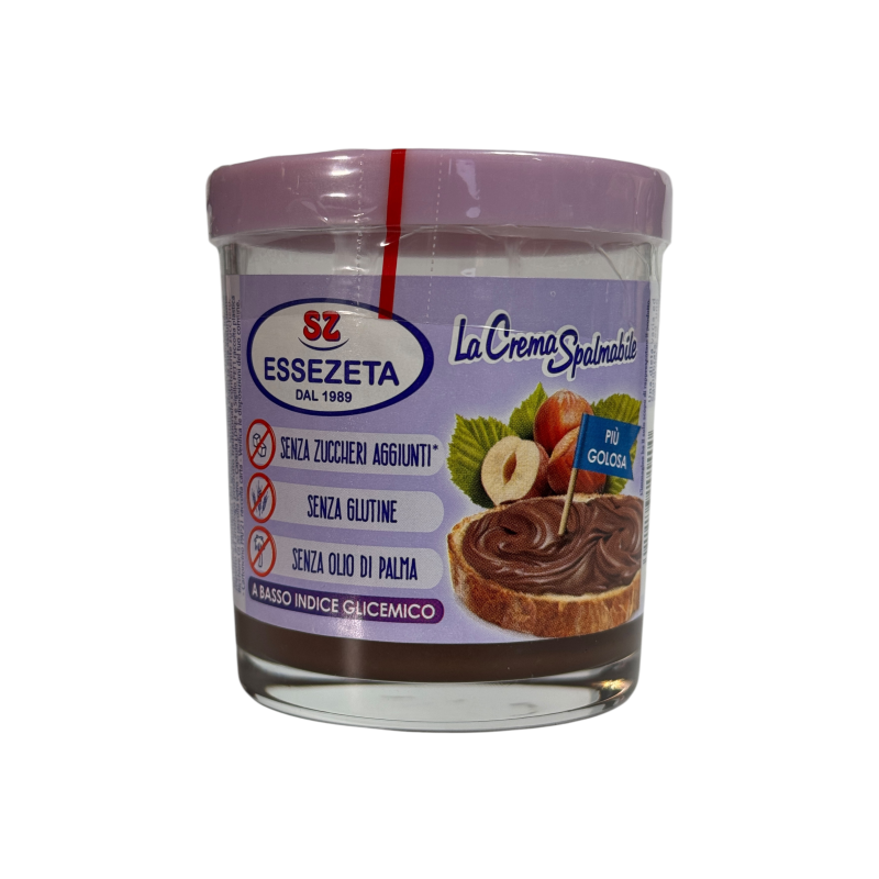 Крем шоколадний SZ crema spalmabile nocciola горіховий без цукру і глютену, 200 г