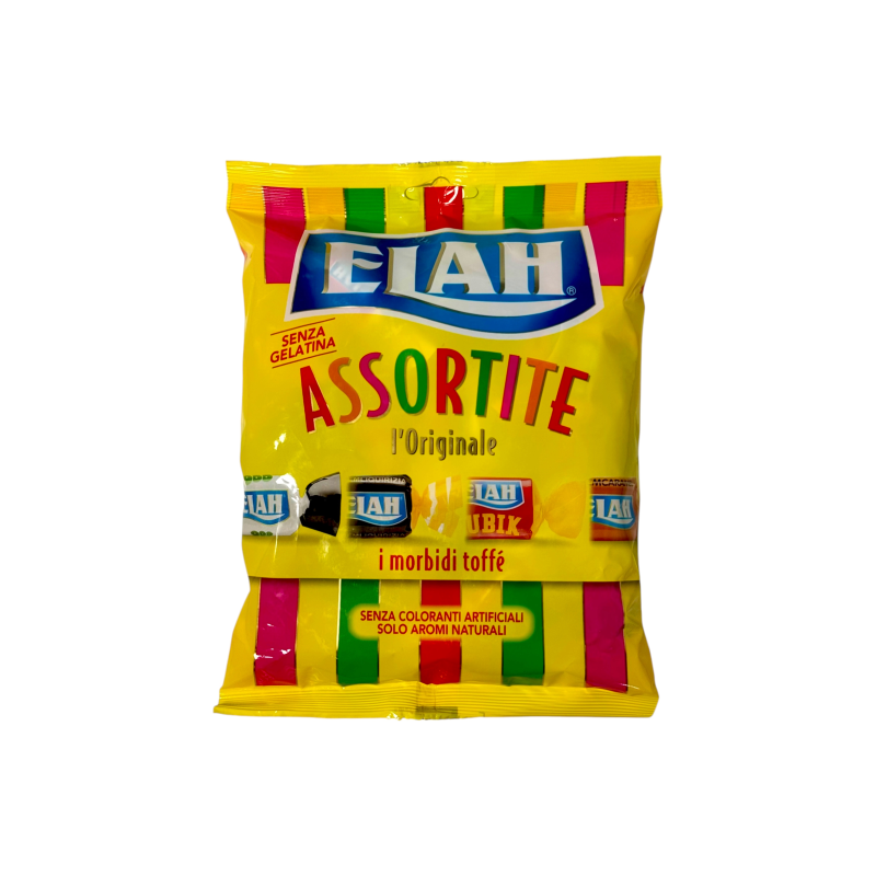 Іриски Elah м'які асорті без глютену assortitte l'originale morbidi toffe, 150 г