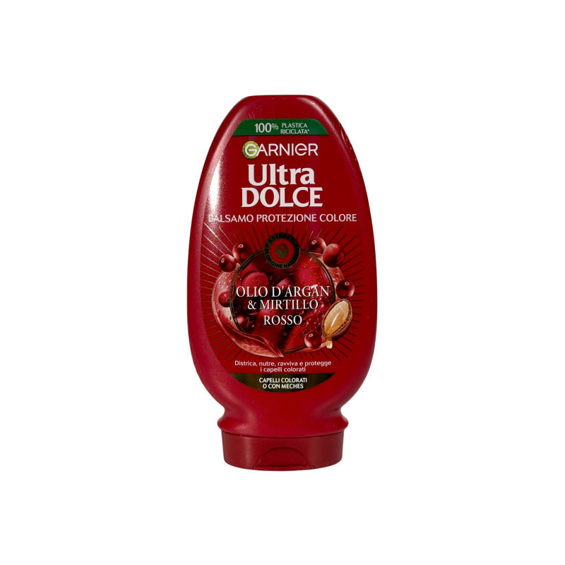 Бальзам для волосся Garnier арганова олія і червона журавлина для відновлення пошкодженого волосся olio d'argan & mirtillo rosso, 250 мл