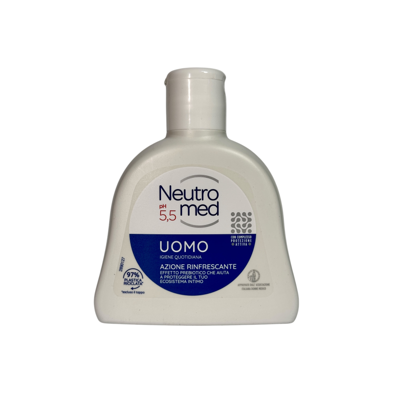 Гель для інтимної гігієни Neutromed для чоловіків освіжаючий ph 5.5 uomo, 200 мл Гель для інтимної гігієни Neutromed для чоловіків освіжаючий ph 5.5 uomo, 200 мл
