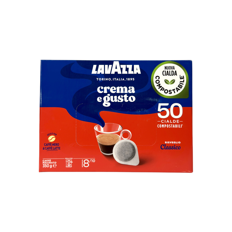 Кава в чалдах Lavazza crema e gusto classico, 50 шт, 350 г Кава в чалдах Lavazza crema e gusto classico, 50 шт, 350 г