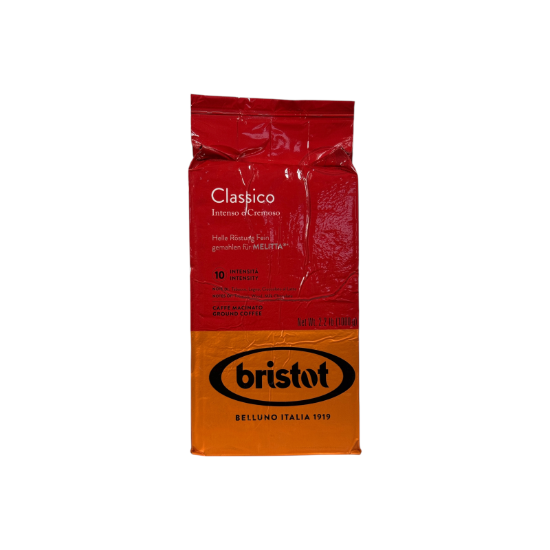 Кава мелена Bristot інтенсивна та кремова classico, 1000 г