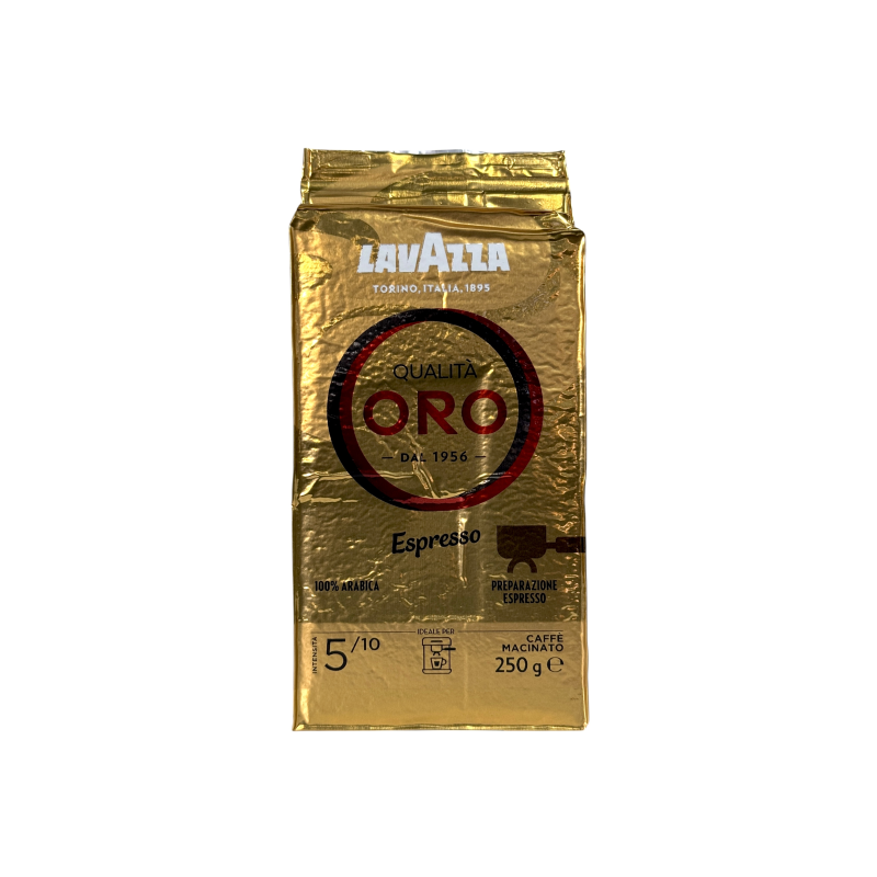 Кава мелена Lavazza qualita oro espresso 100% arabica, 250 г