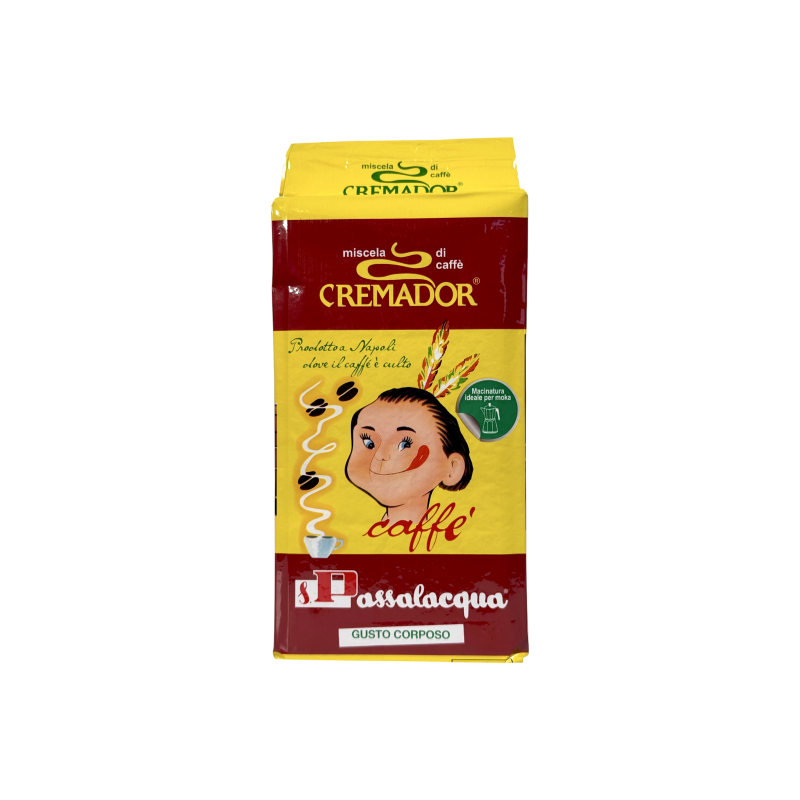 Кава мелена Passalacqua Cremador gusto corposo 70% арабіка / 30% робуста, 250 г