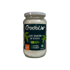 Олія кокосова Crudolio нерафінована органічна olio vergine di cocco bio, 500 мл