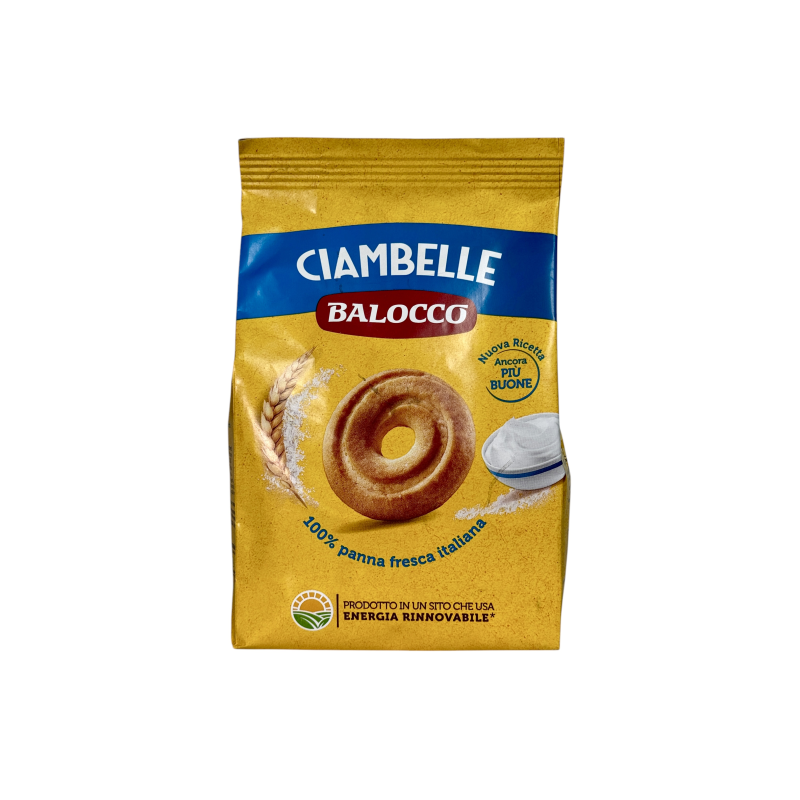 Печиво Balocco ароматне італійське на основі свіжих вершків e ciambelle, 350 г