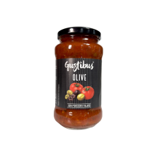 Соус для пасти Gustibus оливковий з шматочками оливок olive, 400 г