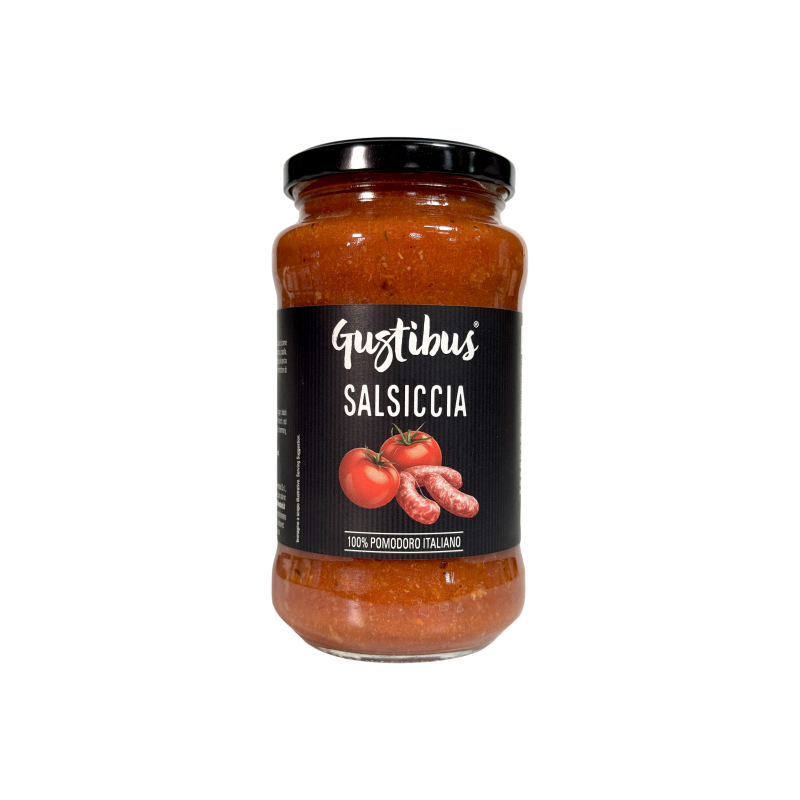 Соус для пасти Gustibus сальсічча з італійською ковбасою salsiccia, 400 г