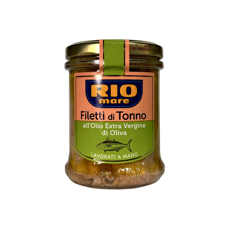 Тунець Rio Mare філе в оливковій олії Filetti di Tonno Olio Extra Vergine di Oliva, 180 г
