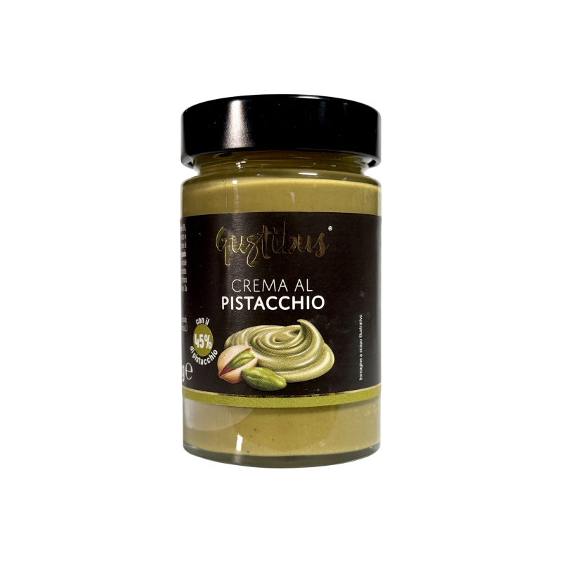 Паста фісташкова Gustibus з 45% фісташок e crema al pistacchio, 190 г