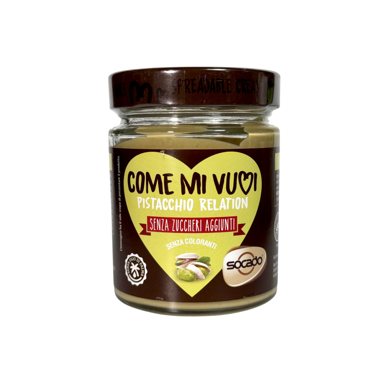 Крем фісташковий Socado без цукру та глютену pistacchio 15%, 270 г Крем фісташковий Socado без цукру та глютену pistacchio 15%, 270 г