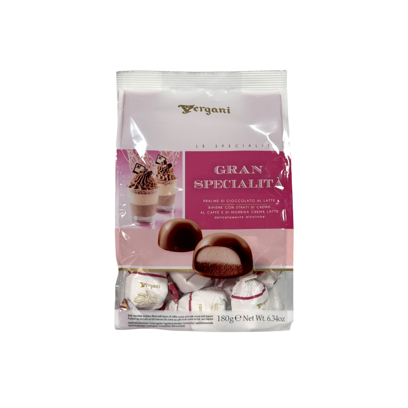 Цукерки Vergani праліне з кавовим кремом Gran Specialita, 180 г
