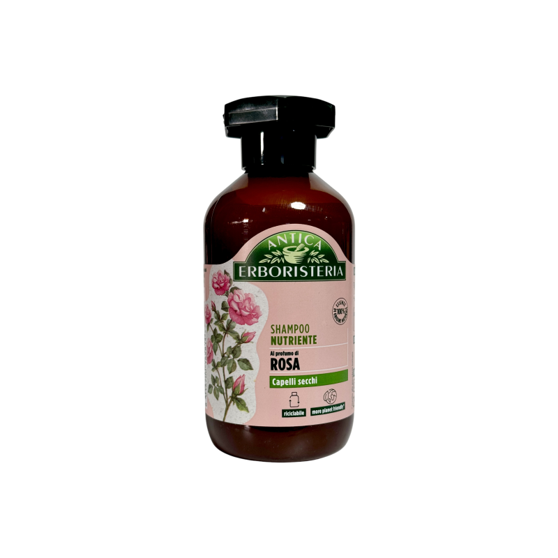 Шампунь Antica Erboristeria для сухого волосся з ароматом троянди rosa, 250 мл