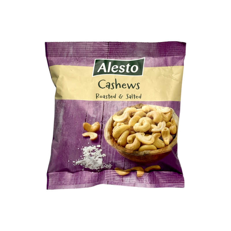 Горіхи Alesto кеш'ю смажені солоні roasted & salted, 150 г