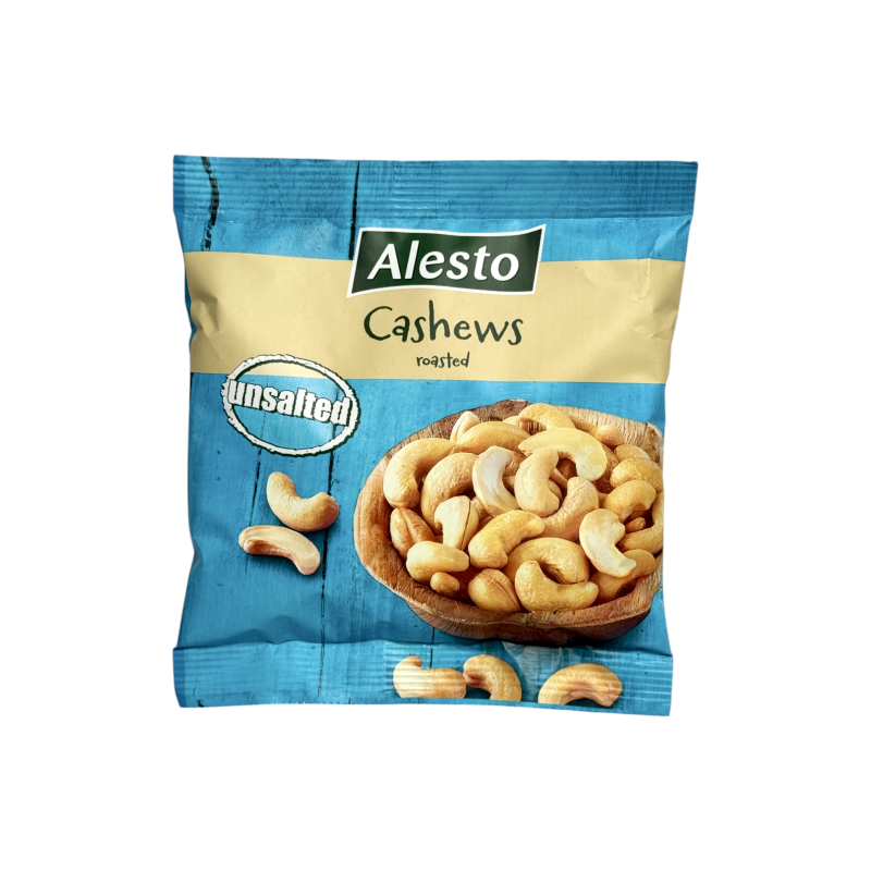 Горіхи Alesto кеш’ю смажені несолоні roasted unsalted, 150 г