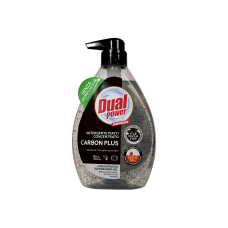 Гель для миття посуду Dual Power концентрований з активованим вугіллям carbon plus, 600 мл