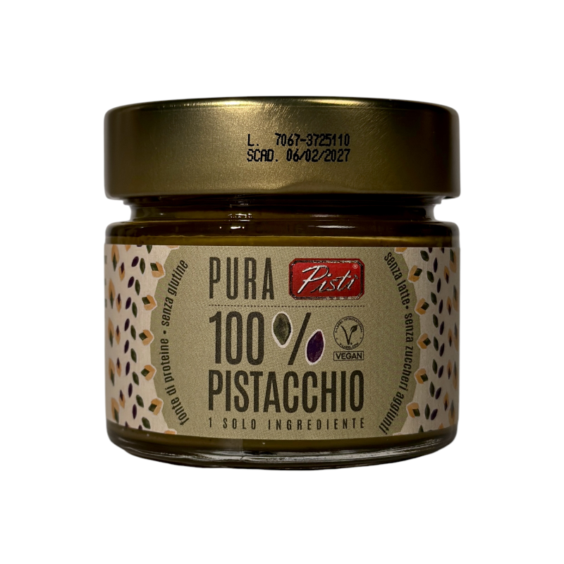 Крем фісташковий Pisti 100% фісташки crema spalmabile al pistacchio, 150 г