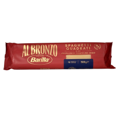 Макарони Barilla бронзового пресування квадратні спагеті pasta al bronzo spaghetti quadrati No337, 500 г