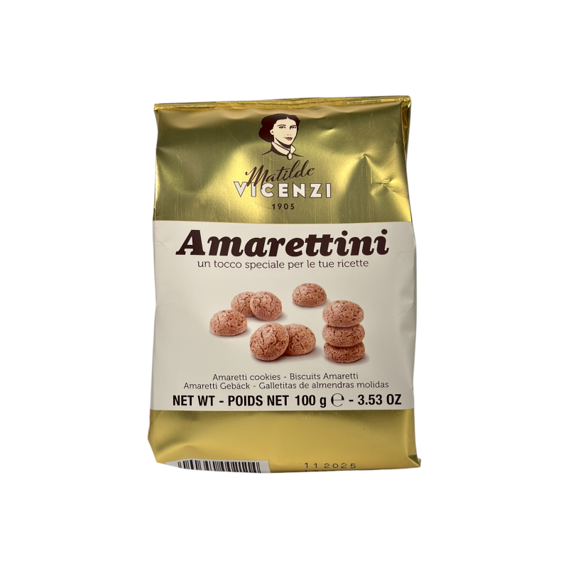Печиво Matilde Vicenzi amarettini міні з мигдалем, 100 г