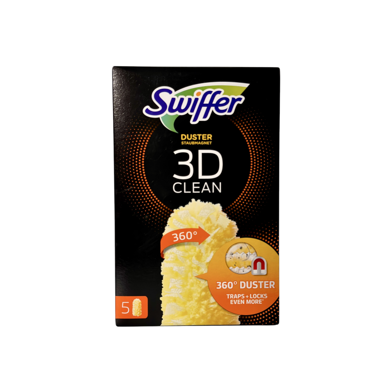 Пиловловлювачі Swiffer 3d clean 360 пухові запаски для піпідастру duster staubmagnet, 5 шт