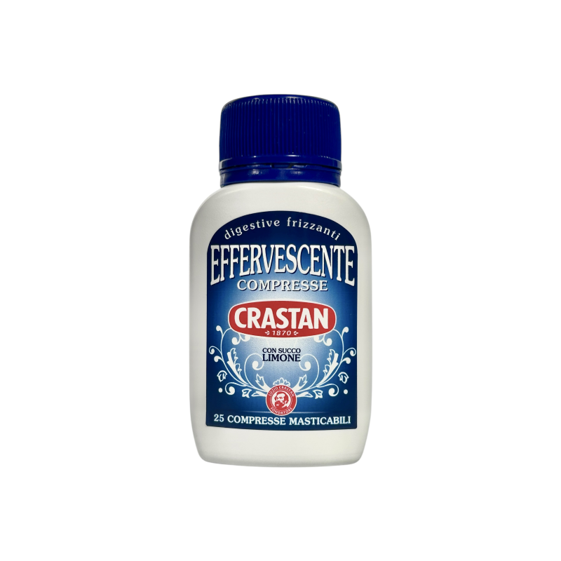 Напій содовий Crastan розчинний у таблетках лимонний compresse effervescente con suco di limone, 25 г