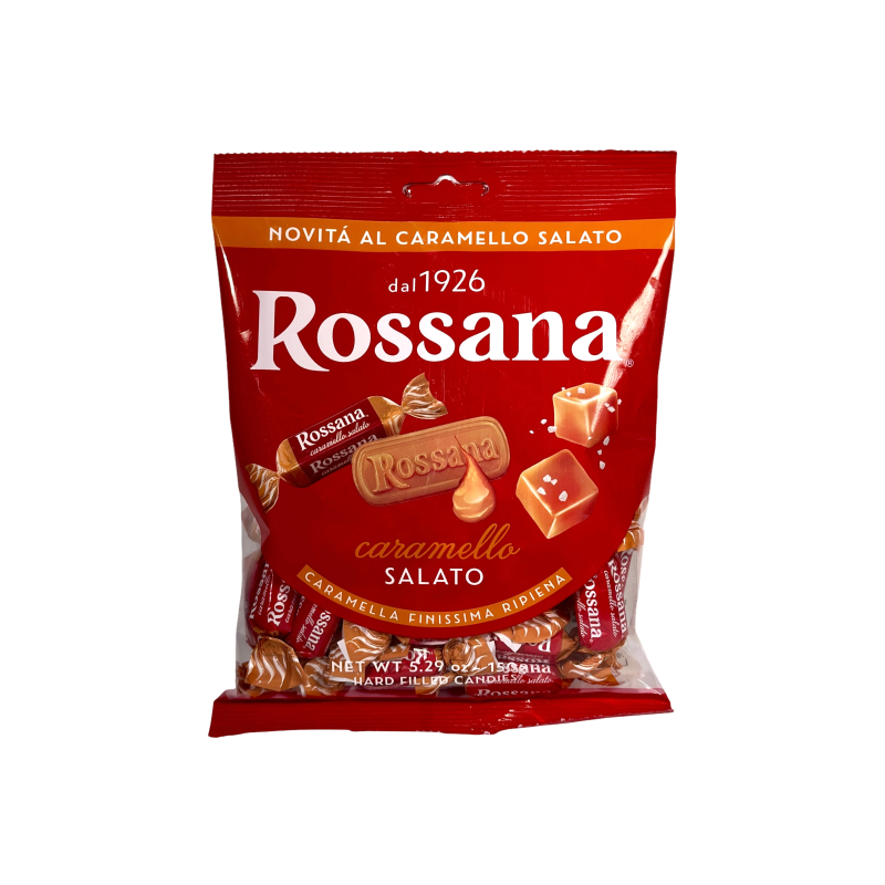Цукерки Rossana з солоною карамеллю без глютену caramelle al caramello senza glutine con morbido, 175 г